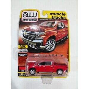 Auto World Muscle Trucks 1:64 Die Cast 2019 Chevrolet Silverado LTZ Z71